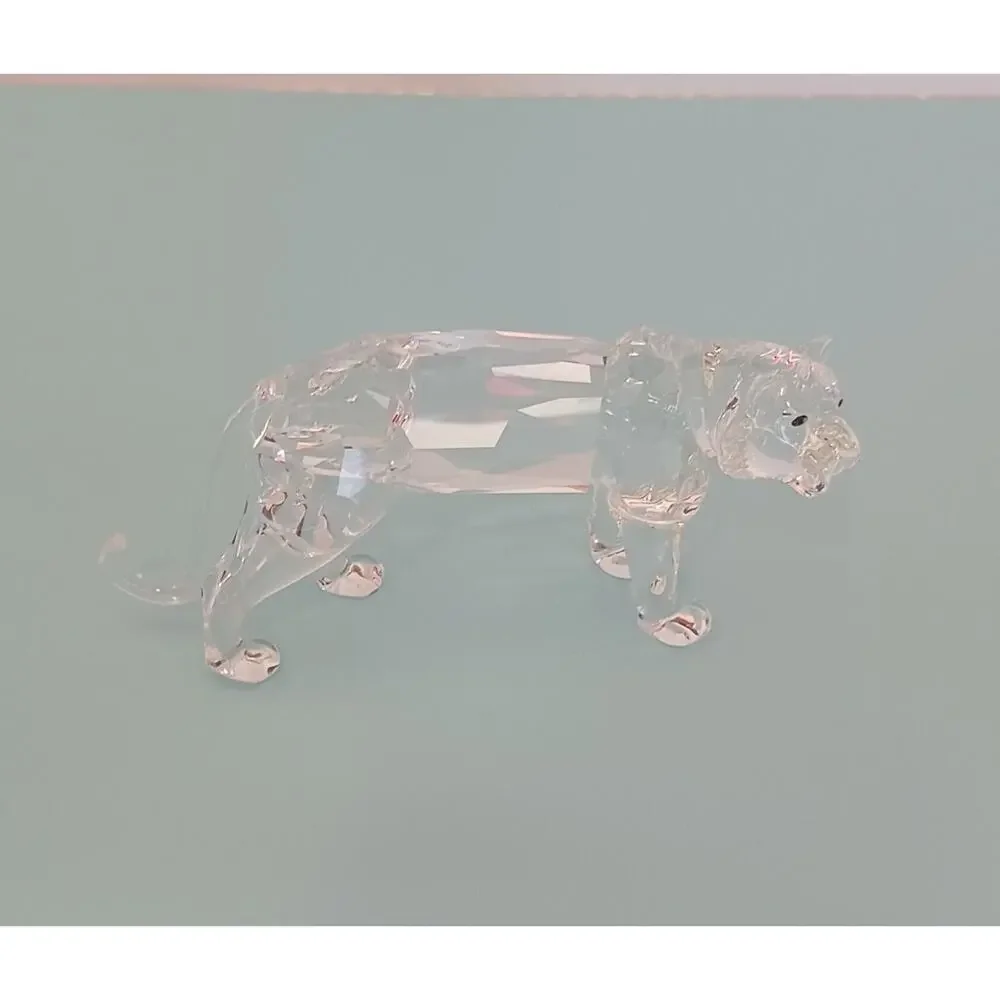 Swarovski Crystal Tiger Figurine 220470 Animal Statue Wildlife Display With Box